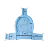 Foldable Baby Bathtub with Net, 2 Colors - Blue