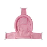 Foldable Baby Bathtub with Net, 2 Colors - Pink