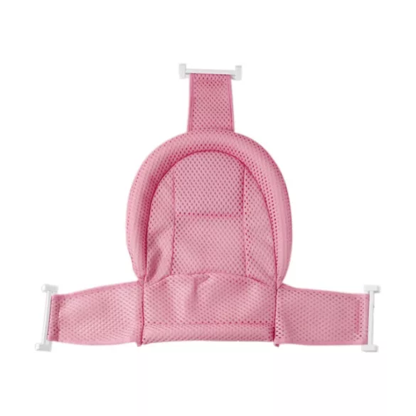 Foldable Baby Bathtub with Net, 2 Colors - Pink