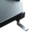 Professional Gaming Desk with Carbon Fiber Coating and LED Lighting