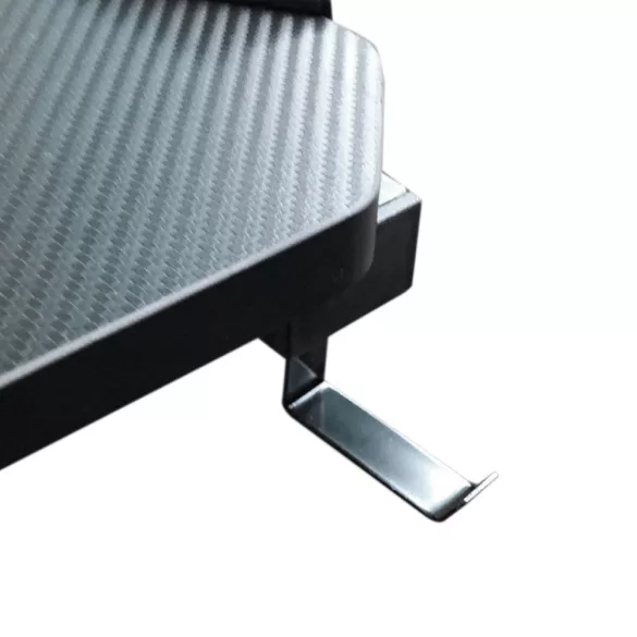 Professional Gaming Desk with Carbon Fiber Coating and LED Lighting
