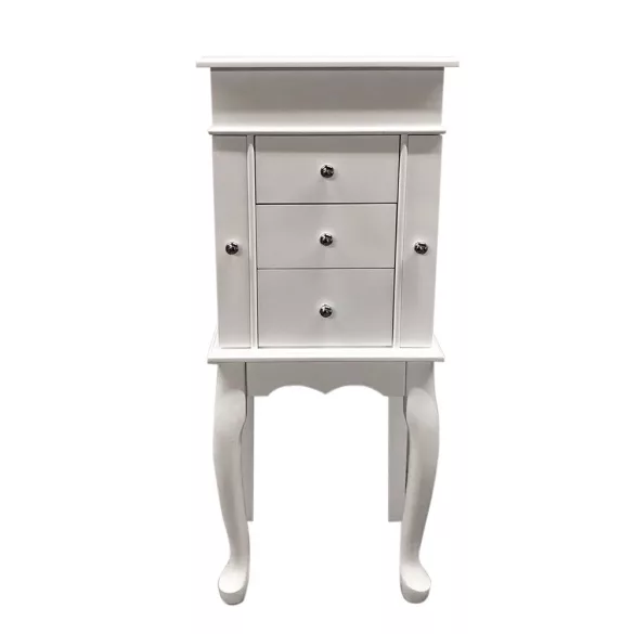 Jewelry Cabinet, White
