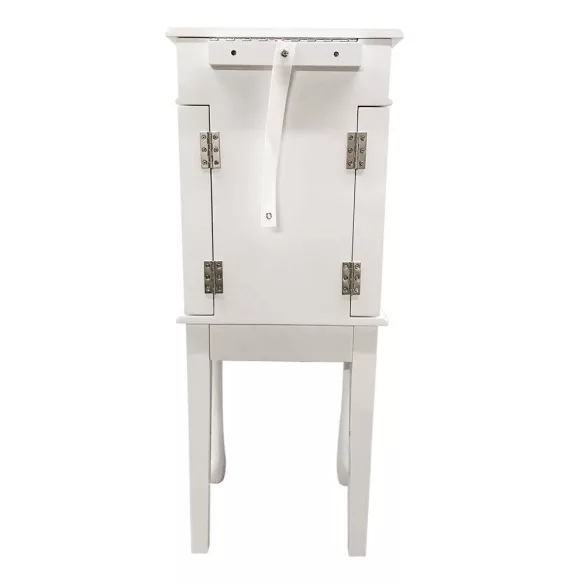 Jewelry Cabinet, White