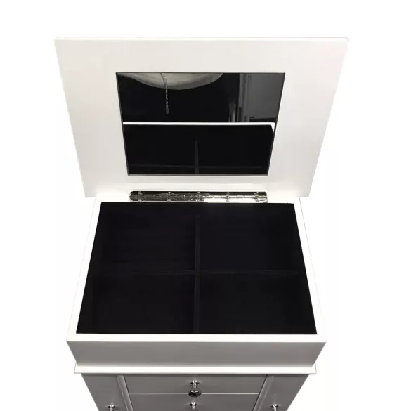 Jewelry Cabinet, White