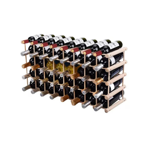 Wooden Wine Rack for 36-40 Bottles