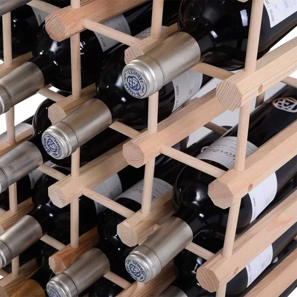 Wooden Wine Rack for 36-40 Bottles