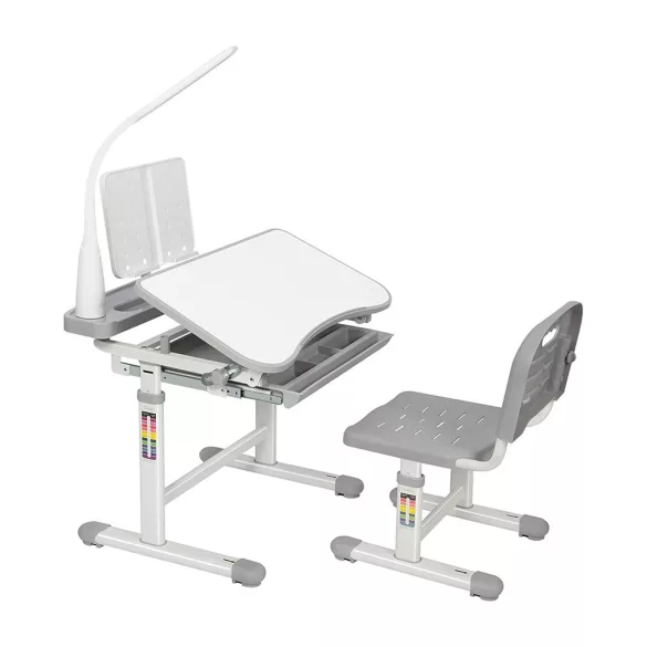 Adjustable Height Multi-Functional Kids Desk - Grey