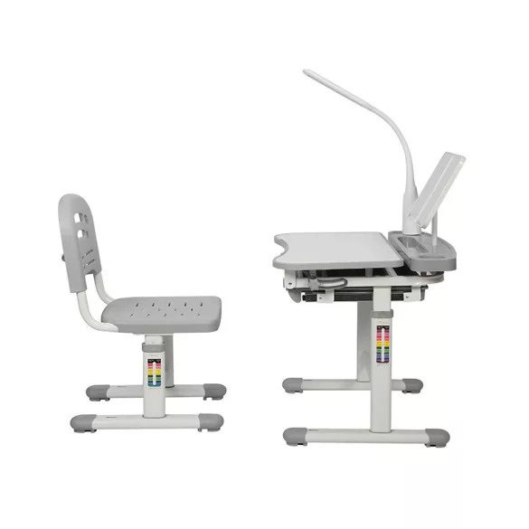 Adjustable Height Multi-Functional Kids Desk - Grey