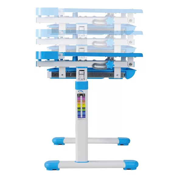 Adjustable Height Multi-Functional Kids Desk - Blue
