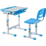 Adjustable Height Multi-Functional Kids Desk - Blue