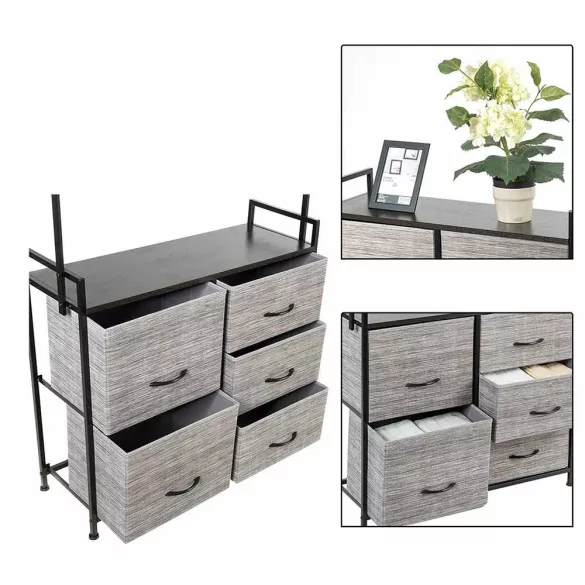 Mobile Drawer Clothing Rack