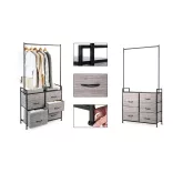 Mobile Drawer Clothing Rack