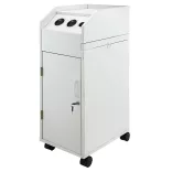 Beauty Lockable Trolley in Multiple Colors - White