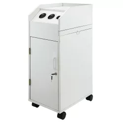 Beauty Lockable Trolley in Multiple Colors - White