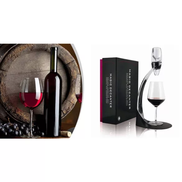 Wine Aerator with Decanter Stand