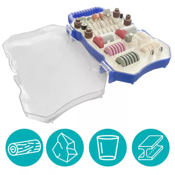 66-piece accessory set for grinding machines