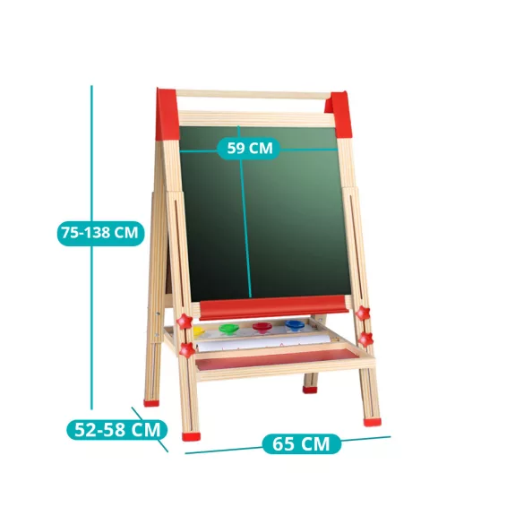 Double-Sided Wooden Playboard