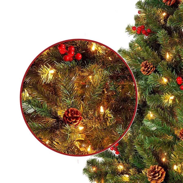 LED Christmas Tree in Various Types, Warm White - 100 LEDs, 120 cm