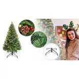 LED Christmas Tree in Various Types, Warm White - 100 LEDs, 120 cm