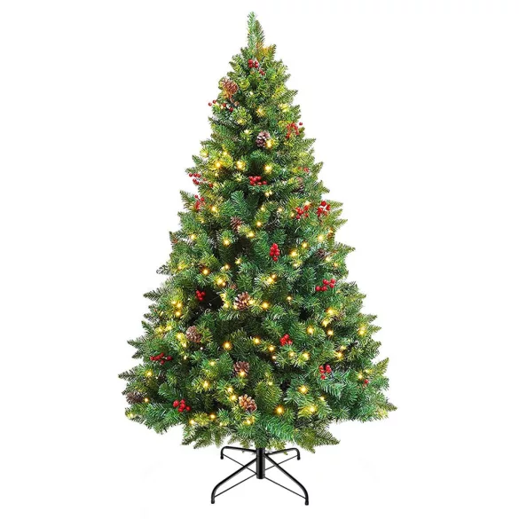 LED Christmas Tree in Various Types, Warm White - 260 LEDs, 180 cm