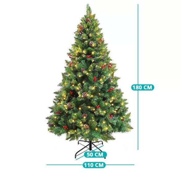 LED Christmas Tree in Various Types, Warm White - 260 LEDs, 180 cm