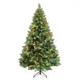 LED Christmas Tree in Various Sizes, Warm White - 320 LEDs, 210 cm