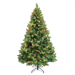  LED Christmas Tree in Various Sizes, Warm White - 320 LEDs, 210 cm
