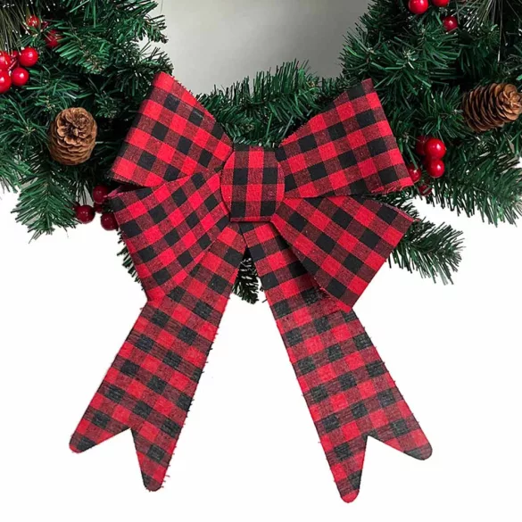 Christmas Door Wreath 60 cm with 50 LEDs
