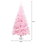 Pink Artificial Christmas Tree - Available in Multiple Sizes - 210 cm