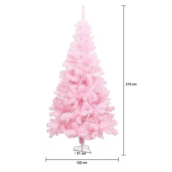 Pink Artificial Christmas Tree - Available in Multiple Sizes - 210 cm