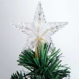 Artificial Christmas Tree with Fiber Optics and Colorful LED - 120 cm