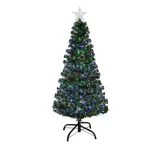 Artificial Christmas Tree with Fiber Optics and Colorful LED - 120 cm