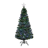 Artificial Christmas Tree with Fiber Optics and Colorful LED - 150 cm