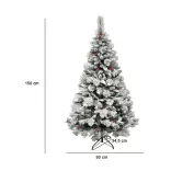Snowy Artificial Christmas Tree - Available in Multiple Types - 150 cm