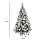 Snowy Artificial Christmas Tree - Available in Multiple Types - 180 cm