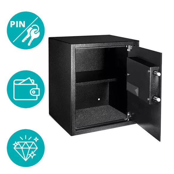 Digital Safe - 2 Types - Black - Large