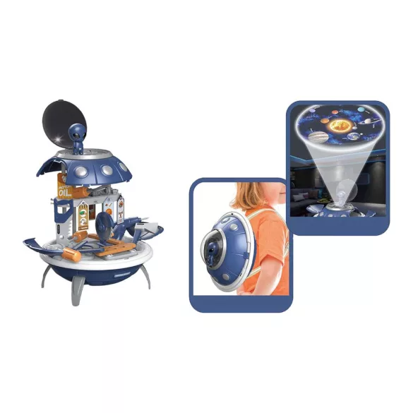 UFO Toy Tool Set and Projector, 52 Pieces