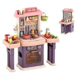 2-in-1 Play Kitchen and Bathroom, 43 Pieces
