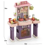 2-in-1 Play Kitchen and Bathroom, 43 Pieces