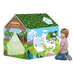Colorable Play Tent in Various Designs - Dinosaur
