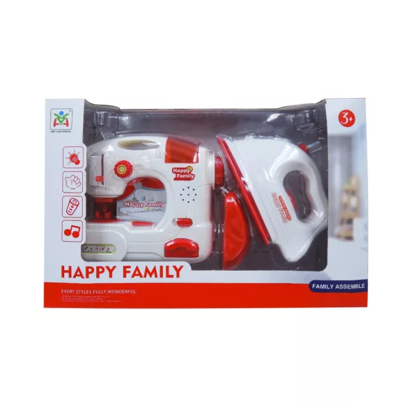 Toy Sewing Machine and Iron Set