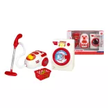 Toy Washing Machine and Vacuum Cleaner Set