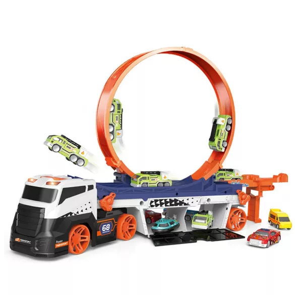 Truck Loop Track with Toy Cars