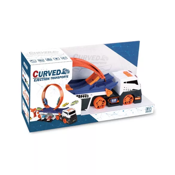 Truck Loop Track with Toy Cars