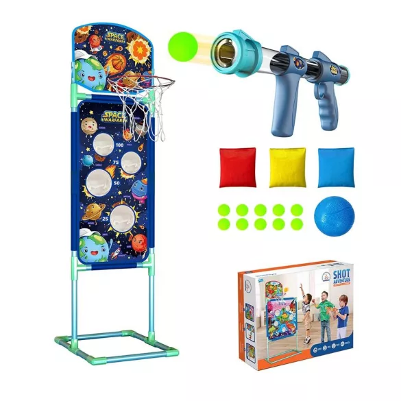 Skill Game with Basketball Hoop