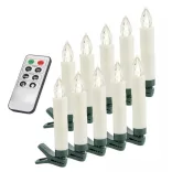 Wireless Candle Set, 30 pcs, with Remote Control, Multi-Color