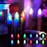 Wireless Candle Set, 30 pcs, with Remote Control, Multi-Color
