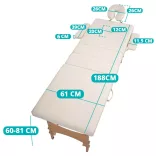4-zone massage table