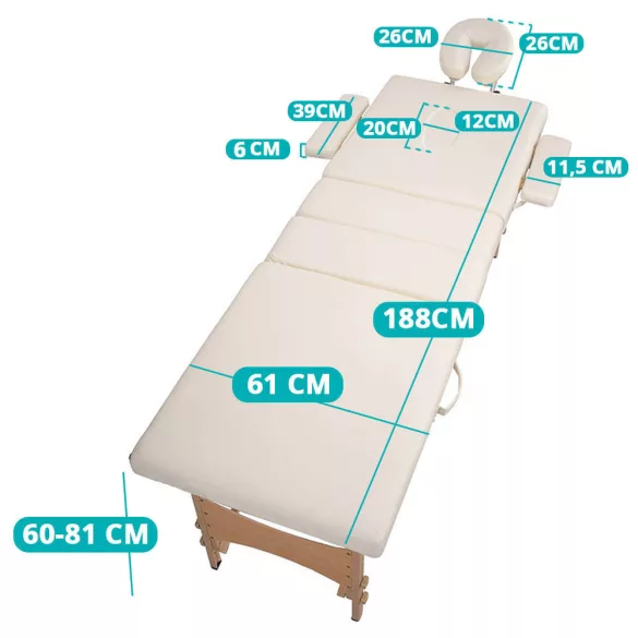 4-zone massage table