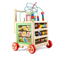 Multifunctional Wooden Walker